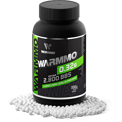 BBs Munição para Airsoft Premium 0.32 2.800un - Warmmo