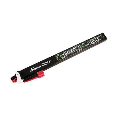 Bateria Lipo Gens ace 25C 1200mAh 3S1P 11.1V Deans T - AK Series