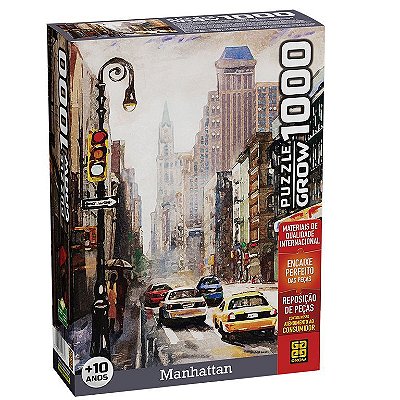 Jogo Quebra Cabeça Manhattan 1000P Grow