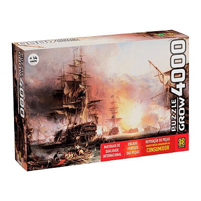 Jogo Quebra Cabeça Bombardeio Em Argel 4000P Grow