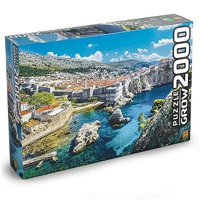 Jogo Quebra Cabeça Dubrovnik 2000P Grow