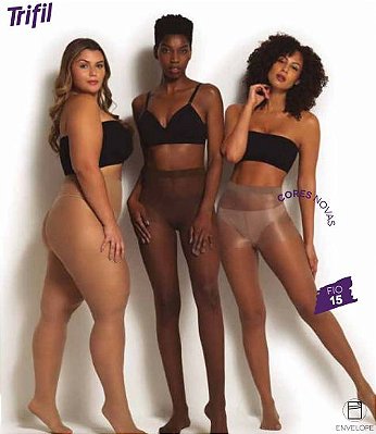 Meia Calça 1XG Cor Mel Adherence Trifil 6416