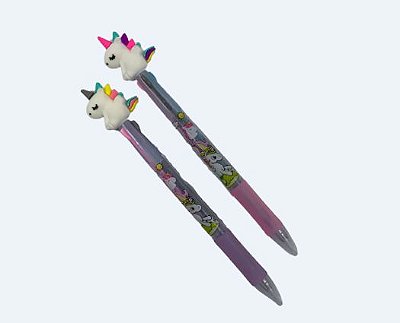 Caneta Unicornio com 3 Cores Nettoy