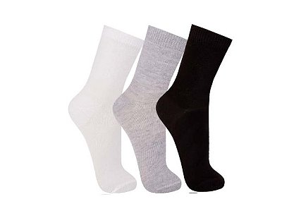 Meia Trifil Cano Medio Com 3 Unidades T6002K