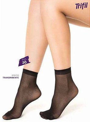 Meia Soquete Transparente Trifil WO6126