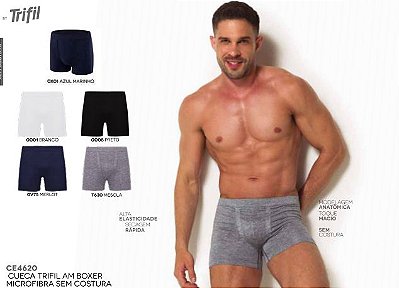 Cueca Trifil Boxer Microfibra S/Costura CE4620