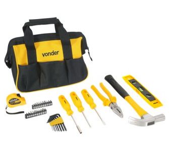 Jogo de Ferramentas 36 Peças C/Bolsa Vonder