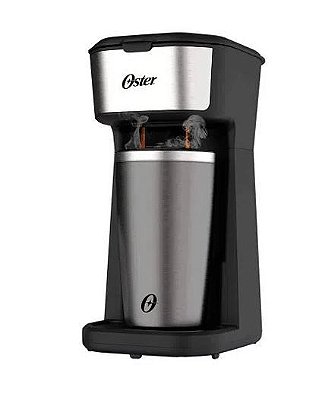 Cafeteira Inox C/Copo Térmico Oster