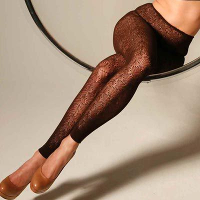 Legging XO6025 Trifil Preto Tam. Único Renda