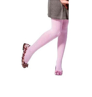 Meia Calça Infantil Jacquard Gravatinha W06852 Fio 20