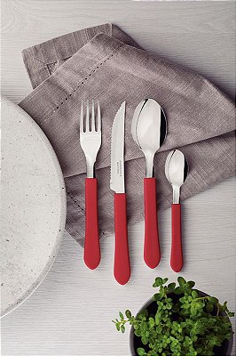 Trm Faqueiro Inox Leme 24p