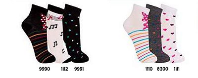 Meia Cano Médio Feminina TK7047 Trifil