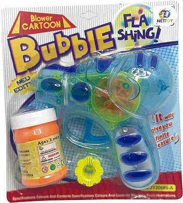 Lança Bolha Luz Eletrotoys 16461 Nettoy