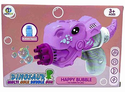 Lançador de Bolha de Sabão Dino 0623 Nettoy