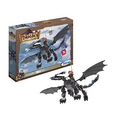 Blocos de montar Dragão Da Noite 159 peças 1854 Xalingo