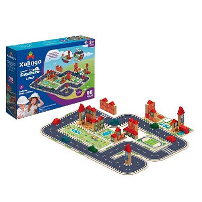 Brincando de Engenheiro Cidade 90p 52772 Xalingo