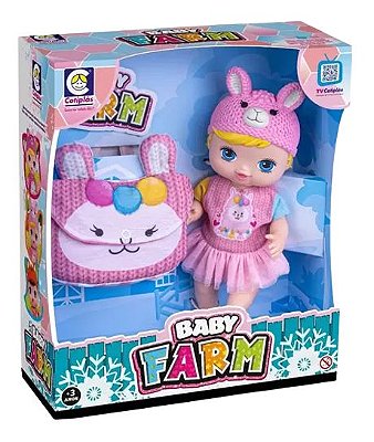 Boneca Baby Farm Lhama 2489 Cotiplas