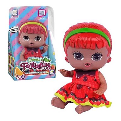 Boneca Coleção Frutinhas Morango Com Chocolate 2513 Cotiplas