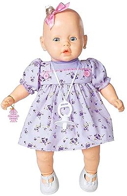 Boneca Nenezinho Vestido Roxo 056 Estrela