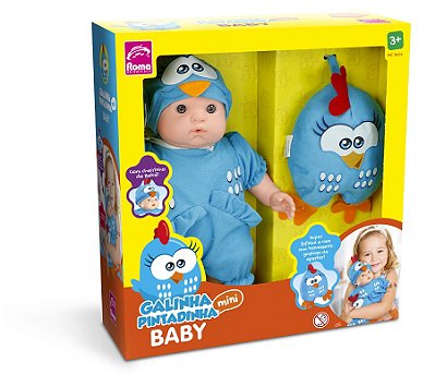 Boneca Mini Galinha Pintadinha Baby 5604 Roma