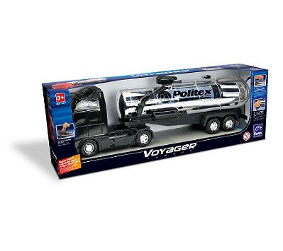 Caminhão Voyager Tanque Cromado 1357 Roma