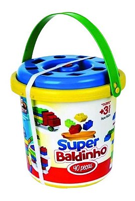 Blocos p/montar Balde 40p 1400 R.B