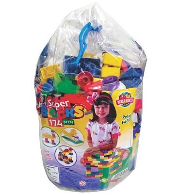 Blocos p/montar Sacola 174P 2800 R.B