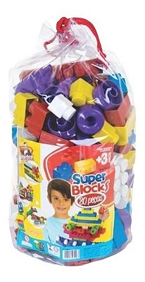 Blocos p/montar Sacola 80p 2500 R.B