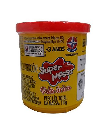 Massa Modelar Pote 110g 0117Estrela