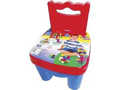 Cadeirinha Blocks 28 Pecas 7200 Riber Brink