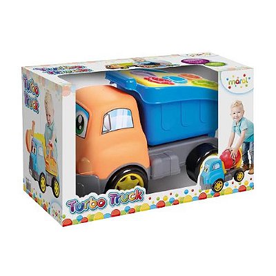 Caminhão Turbo Truck Cubos Didáticos 4122 Maral