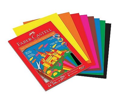 Bloco Criativo Colorset 80R 32 Folhas, Faber-Castell