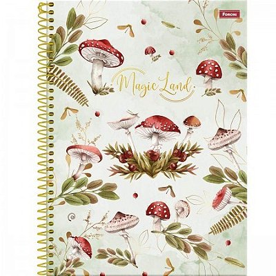 Caderno Universitário 10 Matérias Magic Land 160Fls Foroni