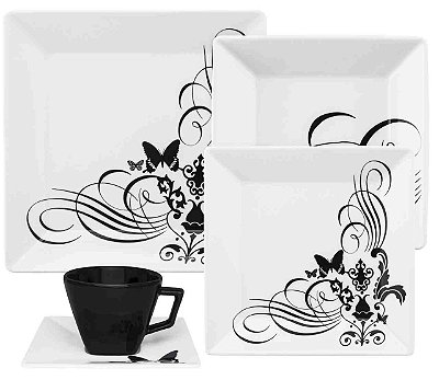 Aparelho de Jantar Quartier Tatto 30 Peças 2414 Oxford