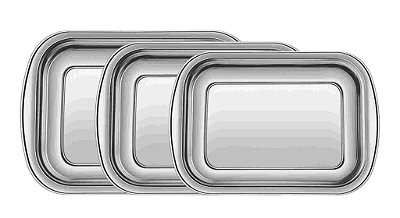 Jogo de Assadeiras 3p Tramontina Cosmos 64310/400 Inox