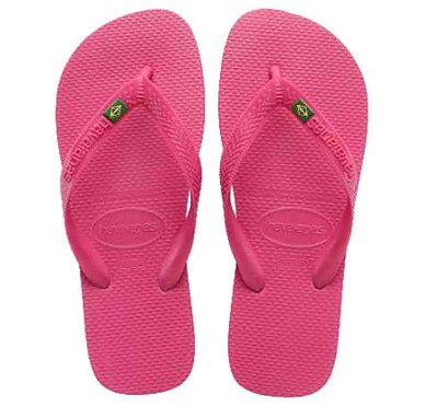 Chinelo Havaianas Brasil Pink Eletric