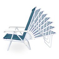 Cadeira Mor Praia 8 Pos. 2005 Aço