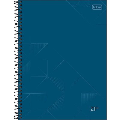 Caderno Espiral Capa Dura Universitário 10 Matérias Zip Tilibra