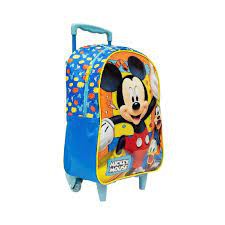 Mochila Com Rodinhas Mickey 10500 Xeryus