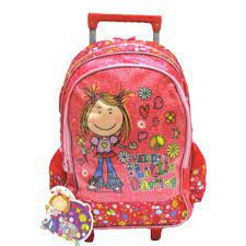 Mochila Com Rodinhas Pink 695907 Clio