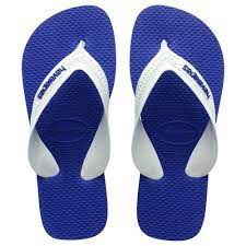 Chinelo Havaianas Kids Max Azul Naval/Branco