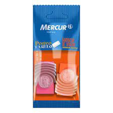 Borracha Mercur Capa Plástica Neon c/2