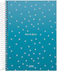 Caderno CD 1x1 Esp 80f Dots Spots Jandaia