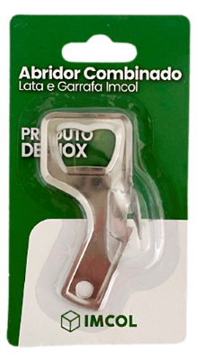 Abridor de garrafas e lata inox Imcol