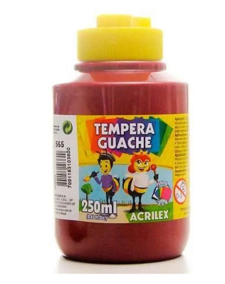 TINTA GUACHE 250ML 565 VINHO ACRILEX