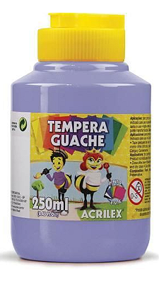 TINTA GUACHE 250ML 528 LILAS ACRILEX
