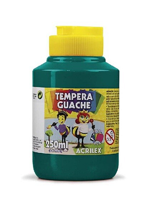 TINTA GUACHE 250ML 511 VERDE ACRILEX