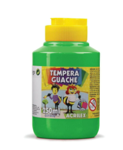 TINTA GUACHE 250ML 510 VD FOLHA ACRILEX