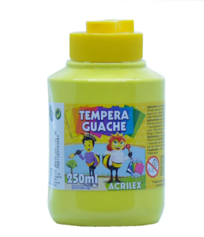 TINTA GUACHE 250ML 504 AM LIMAO ACRILEX