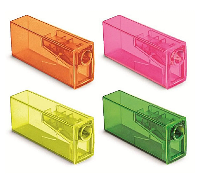 Apontador C/Depósito Faber Neon